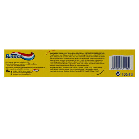 Pasta de dientes Binaca 75ml original