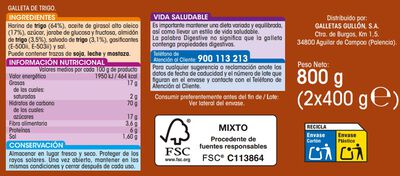 Galleta digestive Alipende 800g