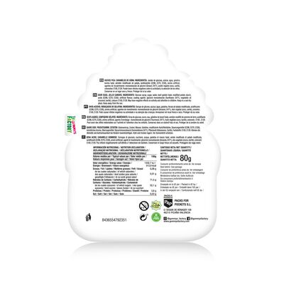 Golosina huevos gallina Gommys 80g