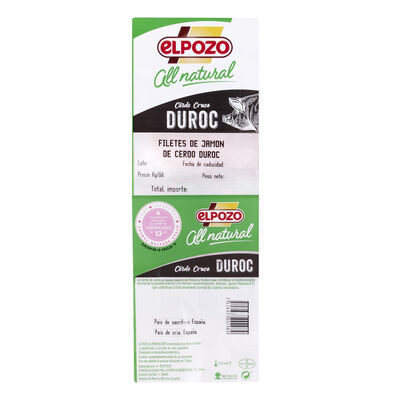 Filete de jam&oacute;n de cerdo duroc ElPozo 500g aproximadamente
