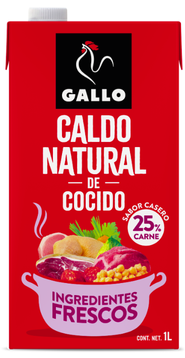 Caldo natural de cocido Gallo 1l