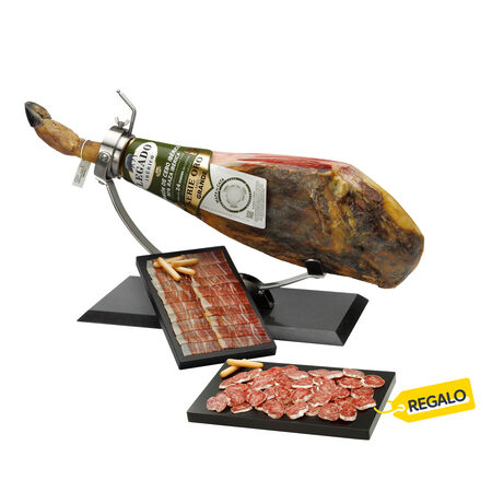 Lote: 250 gr Jamón de cebo + REGALO 250 gr Somalla extra Sola