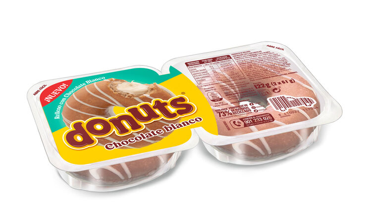 Donuts pack 2 chocolate blanco