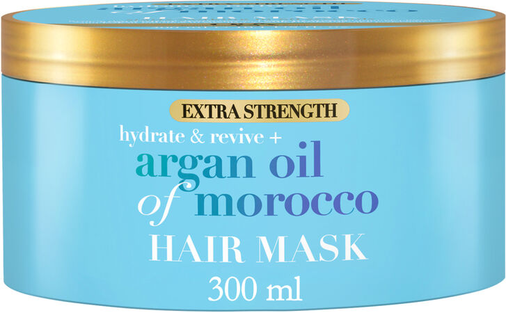 Mascarilla Aceite de Argán de Marruecos OGX Extra Strength, Hidrata y Repara, 300 ml