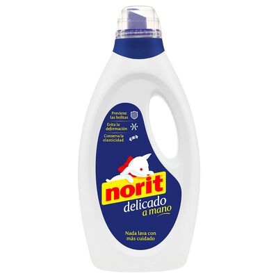Detergente l&iacute;quido Norit 45 lavados delicado lavar a mano