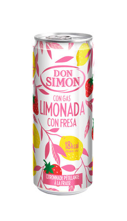 Refresco de limonada y fresa Don Simon 33cl