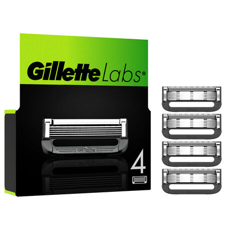 Hojas de afeitar gillette 4 unidades recambio labs
