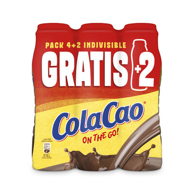 Batido Cola Cao on the go pack 6unidades