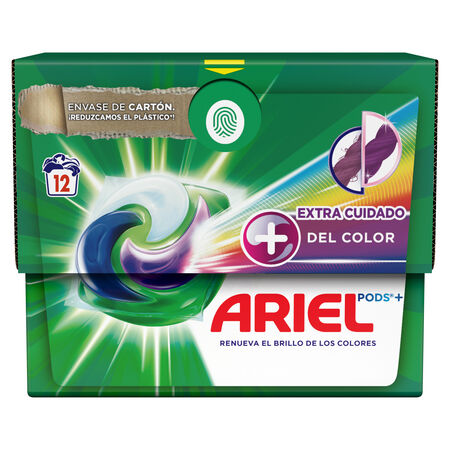 Detergente en capsulas Ariel 12 lavados color