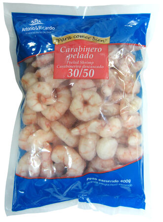 Carabinero pelado Antonio &Ricardo 400g