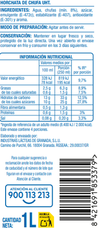 Horchata Alipende botella 1 l