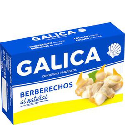 Berberechos al natural Galica 63g