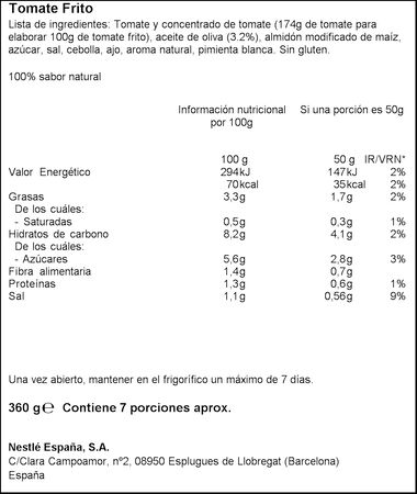 Tomate frito con aceite de oliva Solis 360g