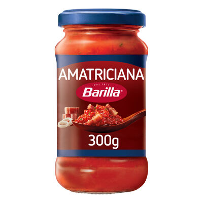 Salsa Amatriciana con panceta de cerdo 100% italiana Barilla 300g