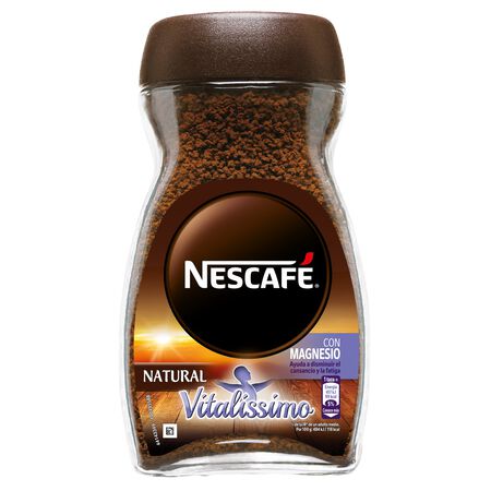 Café soluble natural con magnesio Nescafé 200g