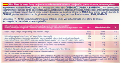Pizza piccolissima ristorante con prosciutto Dr Oetker 288g