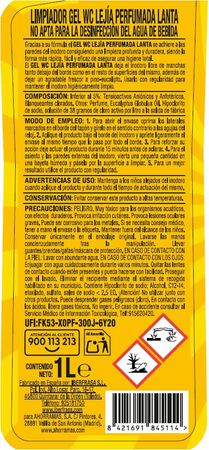 Gel WC Lanta 1l lej&iacute;a