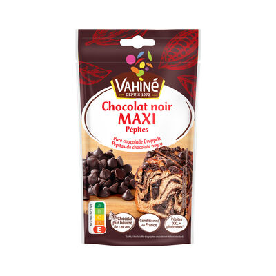 Maxi Pepitas de chocolate negro Vahin&eacute; Doy Pack 100g