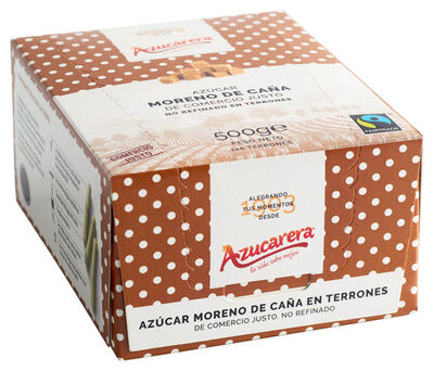Az&uacute;car moreno Azucarera 500g en terrones