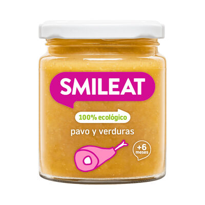 Tarro Smileat pavo con verduras 230g