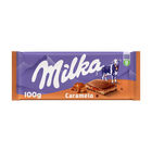 Chocolate con leche, caramelo y cacahuete Milka 100g