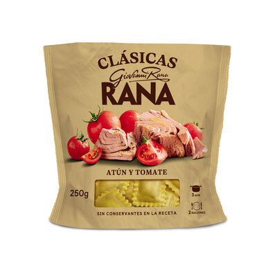 Pasta fresca tortellini atún y tomate Rana 250g
