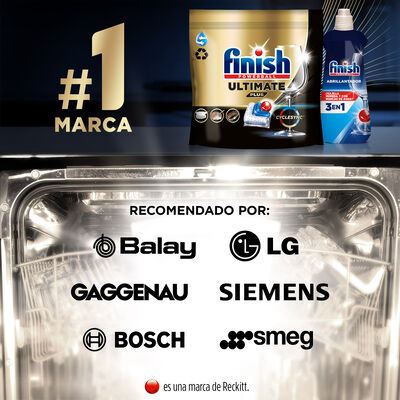 Detergente lavavajillas en pastillas Finish 15+15 unidades Ultimate