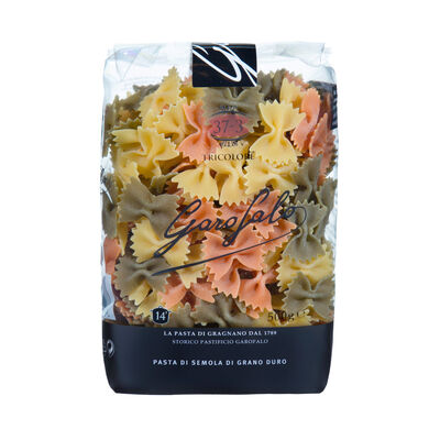 Farfalle tricolor Garofalo 500g