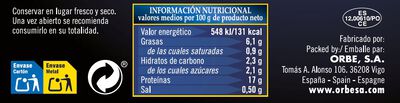 Calamares en trozos en su tinta Orbe 72g