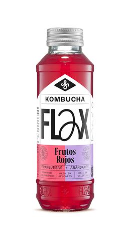 Kombucha sabor frutos rojos Flax&Kale 330ml