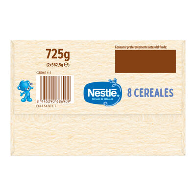 Papilla Nestlé 8 cereales desde 6meses 725g
