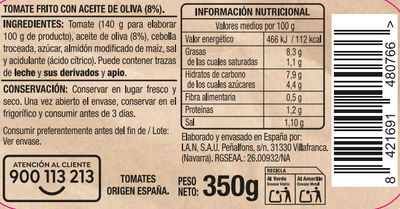 Tomate frito casero en aceite oliva Alipende 350g