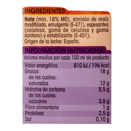 Nata para cocinar Alipende pack 3 ligera