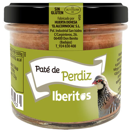 Paté de Perdiz Iberitos 110g