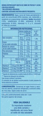 Fruta con leche mediterr&aacute;neo Alipende 1l