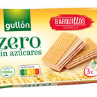 Barquillo relleno crema vainilla s/azúcar Gullón 180g