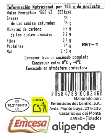 Preparado para cocido Alipende 900g aproximadamente
