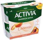 Bífidus Activia cremoso pack 4 melocotón