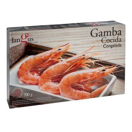 Gamba cocida Langus 700g 56-70piezas