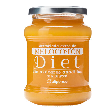 Mermelada diet melocotón sin azúcar añadido Alipende 350g
