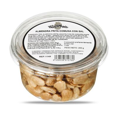 Almendra frita con sal Santa Maria 200g