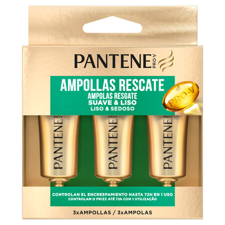 Ampollas de rescate Pantene 3 uds Suave&Liso