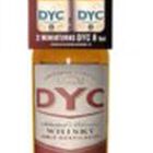 Whisky doble destilado origen nacional con 2 miniaturas de Dyc 8 Dyc 1 l