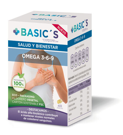 Omega 3-6-9 Corpore Diet 40 cápsulas