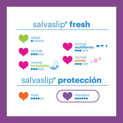 Salvaslip Evax 38+22 unidades Maxi-Plus