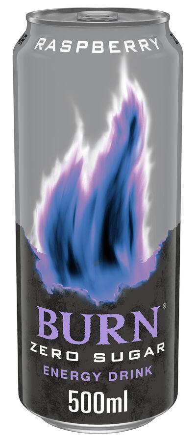 Bebida energética zero Burn 50cl raspberry