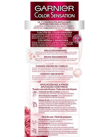Tinte de cabello Garnier Color Sensation nº 4.15 chocolate