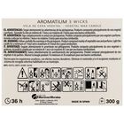 Vela 3 mechas Aromatium caramel+toffee