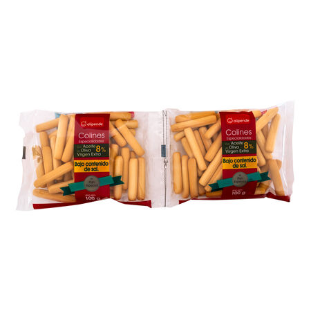 Colines Alipende bajo en sal aceite oliva pack 2 100g