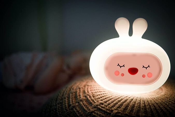 Muñeco silicona con luz Gio Sleepy Bunny